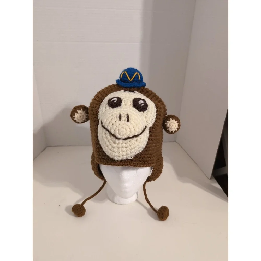 Bennie Hat Mailchimp Freddie‎ Monkey Skully  Woven Knitted Winter Funky